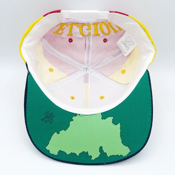 NWT Vintage 1994 90’s BELGIUM Flag Belgique Snapback Hat Soccer World Cup (Flaw) - Picture 7 of 8